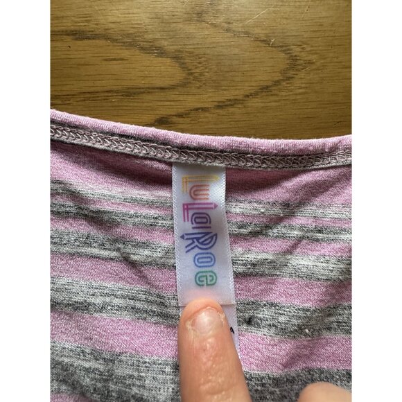 LuLaRoe T Shirt Size Medium Short Sleeve Stretch Casual Teacher Colorful City - Picture 3 of 9